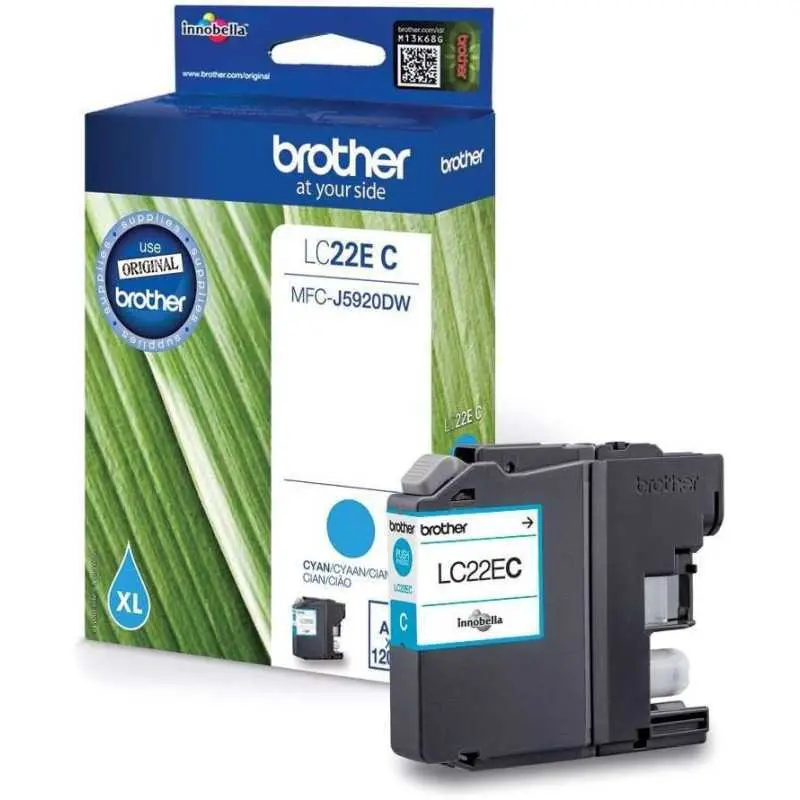 Brother LC22E C Cyan Cartouche authentique au meilleur prix