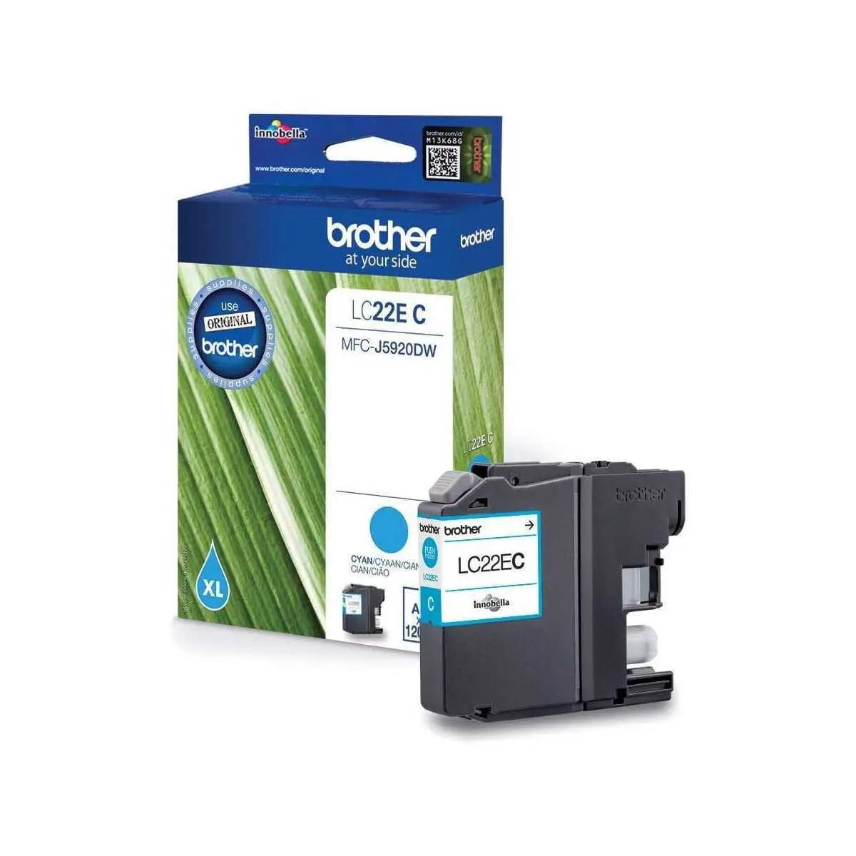 Brother LC22E C Cyan Cartouche authentique au meilleur prix