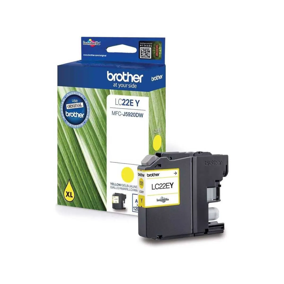 Brother LC22E Y Jaune Cartouche authentique au meilleur prix