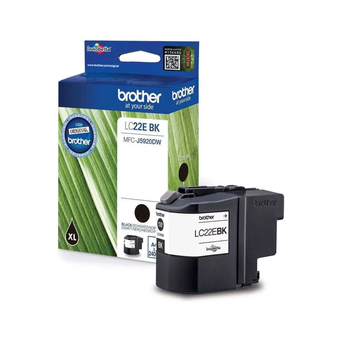 Brother LC22E BK Noir Cartouche authentique au meilleur prix