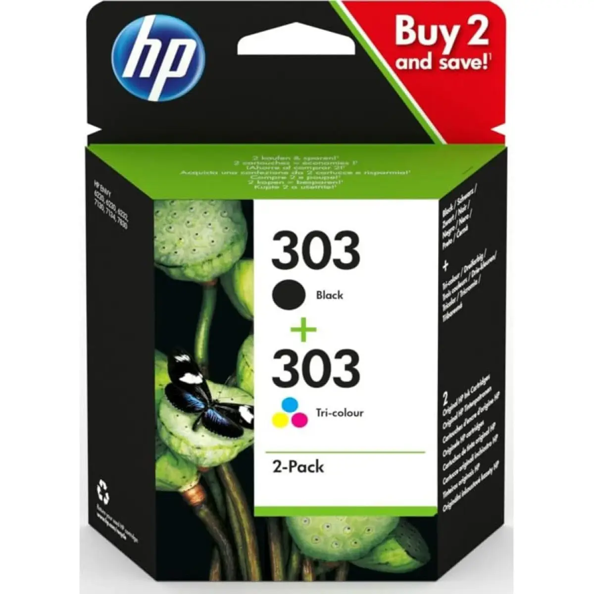HP 303 Noir couleur Pack de cartouches authentiques au meilleur prix