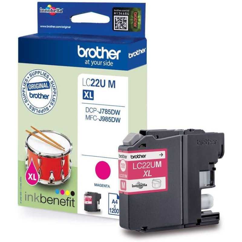 Brother LC22UM XL Magenta cartouche d'encre d'origine au meilleur prix
