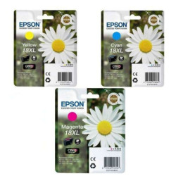 Epson 18XL Couleur Pâquerette Pack de 3 Cartouches authentiques au meilleur prix