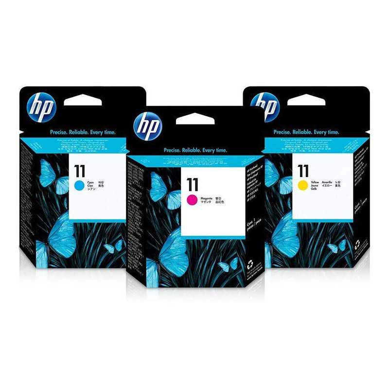 HP 11 Couleur Pack de 3 Têtes d'impression au meilleur prix