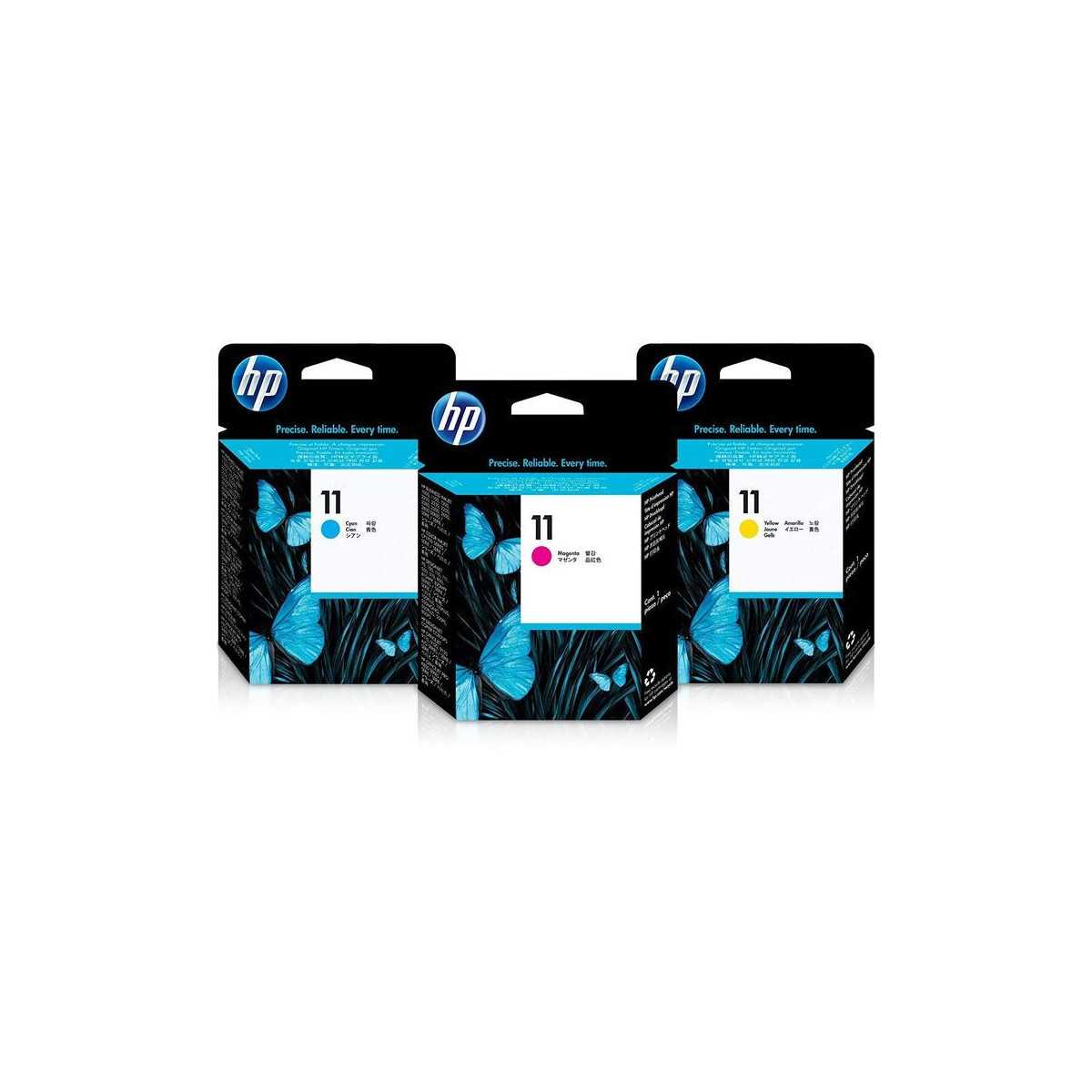 HP 11 Couleur Pack de 3 Têtes d'impression au meilleur prix HP 11 Couleur Pack de 3 Têtes d'impression au meilleur prix