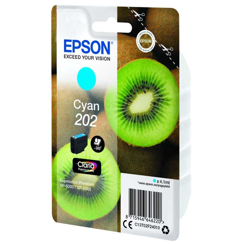 Epson 202 Kiwi Cyan cartouche d'encre d'origine au meilleur prix