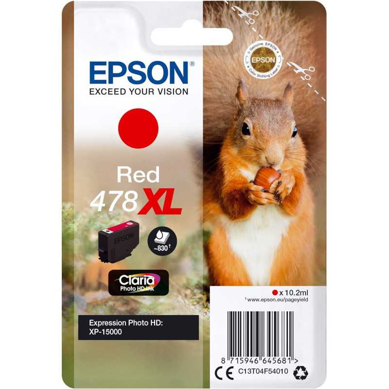 Epson 478XL Rouge Ecureuil cartouche d'origine au meilleur prix