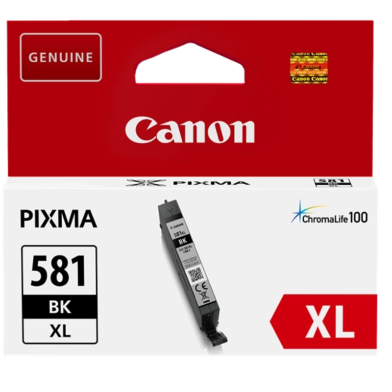 Canon CLI-581BK XL Noir Cartouche authentique au meilleur prix