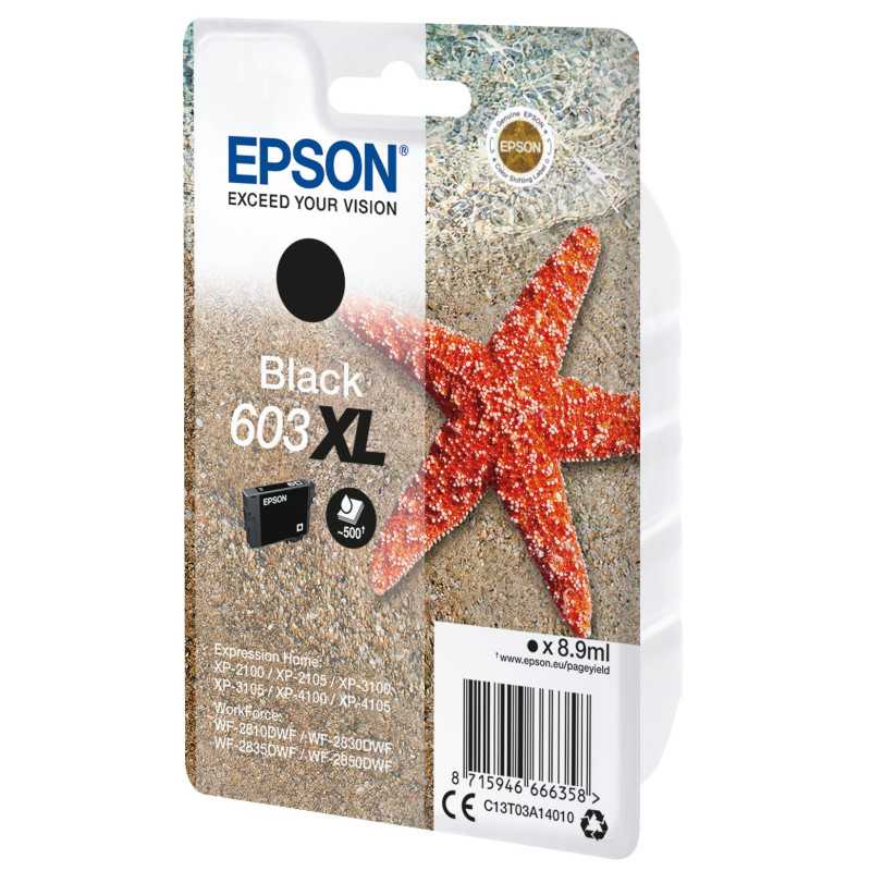 Epson 603XL Noir Etoile de Mer cartouche d'origine au meilleur prix