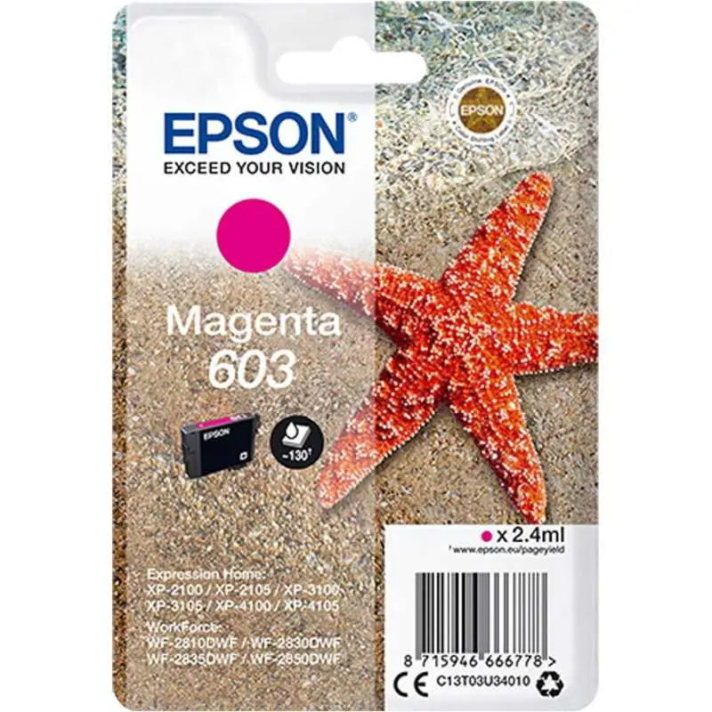 Epson 603 Magenta Etoile de Mer Cartouche d'encre au meilleur prix
