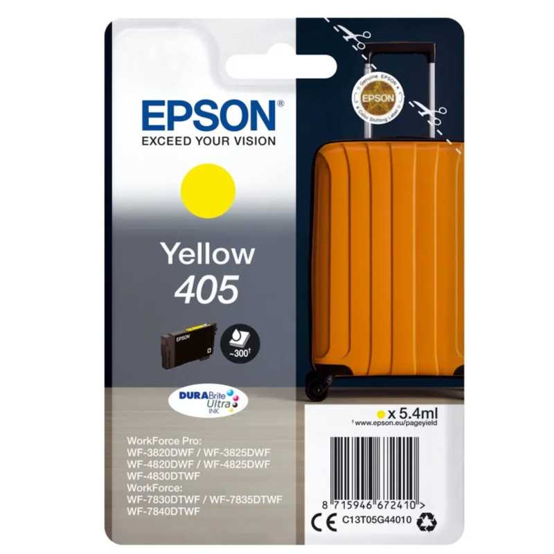Epson 405 Jaune Valise cartouche d'encre d'origine au meilleur prix