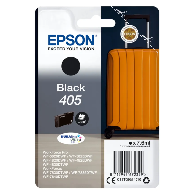 Epson 405 Noir Valise cartouche d'encre d'origine au meilleur prix