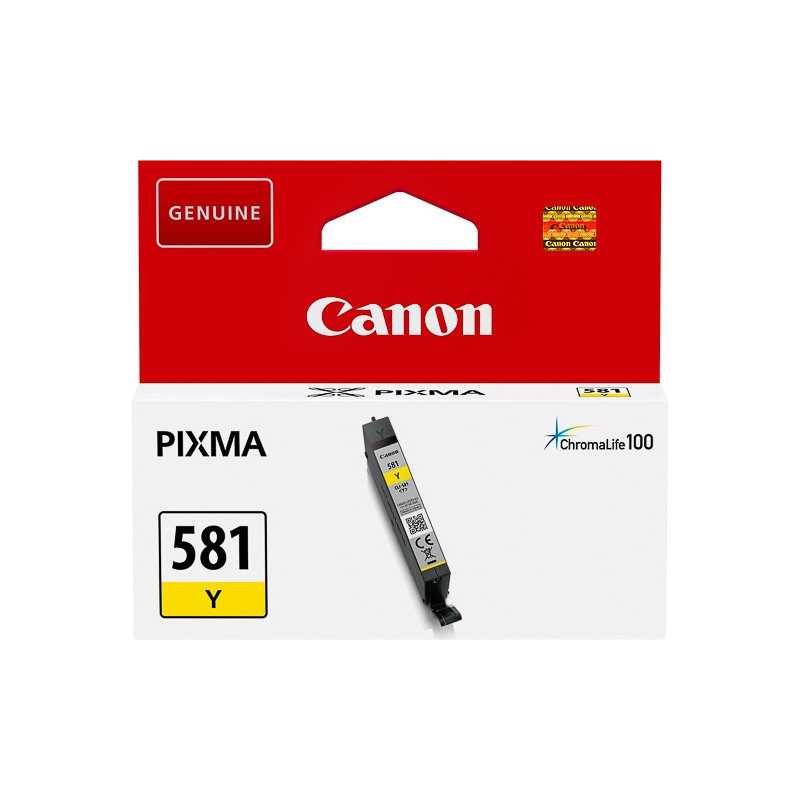 Canon CLI-581Y Jaune cartouche d'encre d'origine au meilleur prix