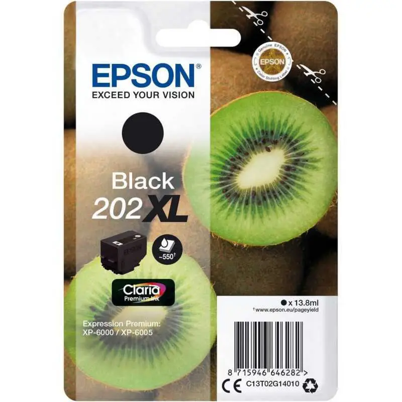 Epson 202XL Noir Kiwi Cartouche authentique au meilleur prix