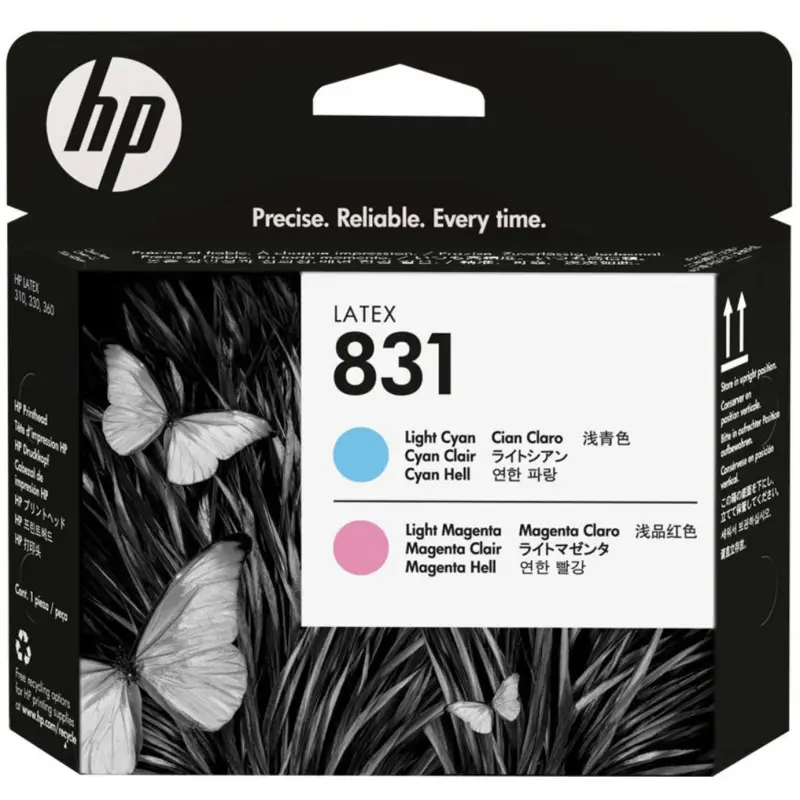 HP 831 Magenta clair/cyan clair Tête d'impression d'origine - CZ679A