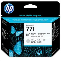 HP 771 Photo noir gris clair Tête d'impression d'origine - CE020A