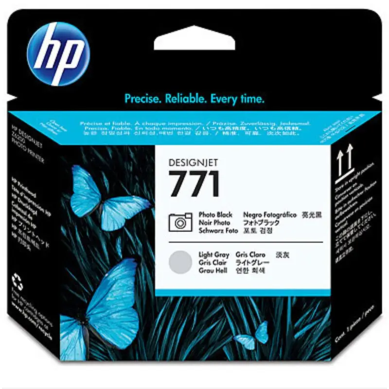 HP 771 Photo noir gris clair Tête d'impression d'origine - CE020A