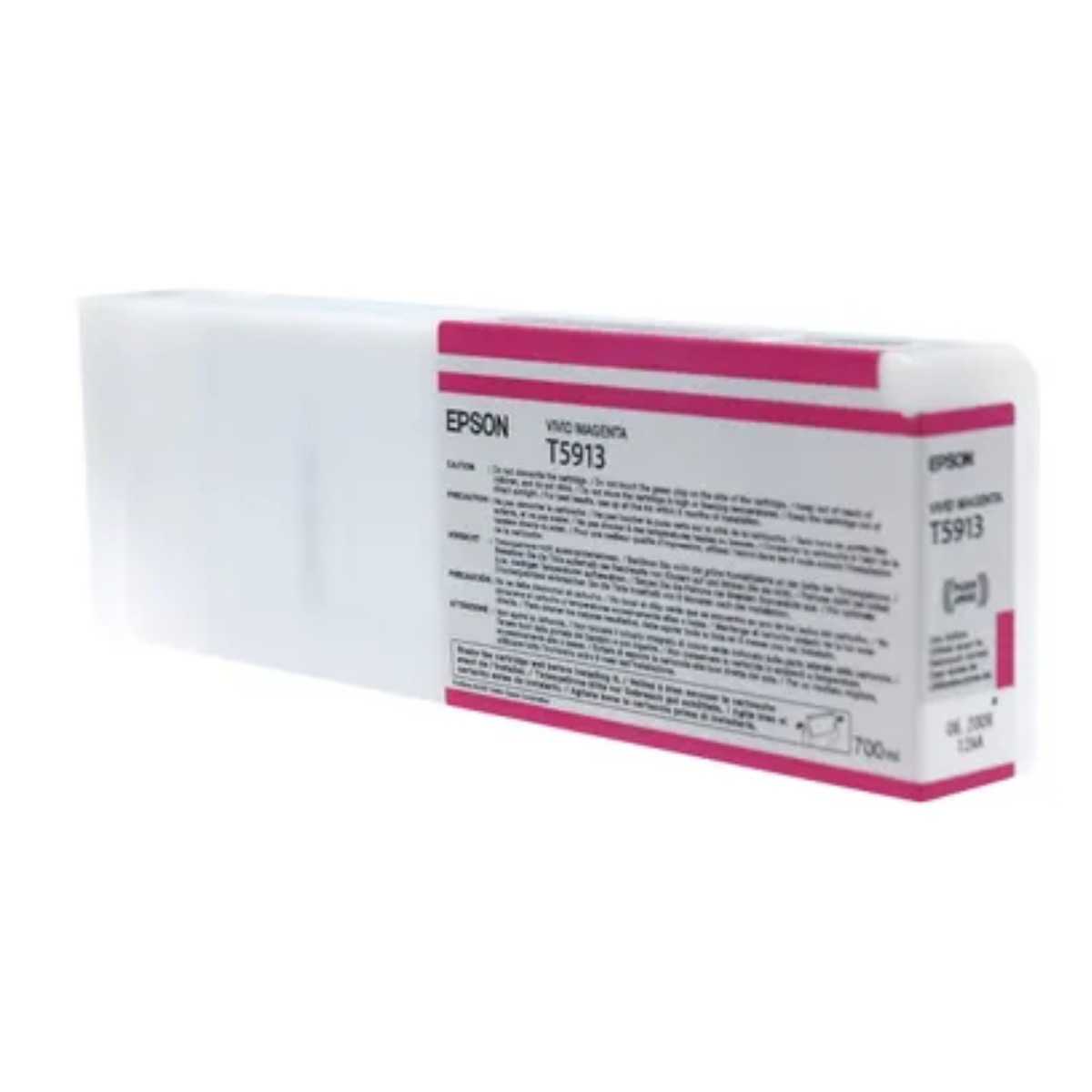 Cartouche Epson T5913 Vivid Magenta encre UltraChrome HDR pour imprimante Stylus Pro qualité professionnelle Cartouche Epson T5913 Vivid Magenta encre UltraChrome HDR pour imprimante Stylus Pro qualité professionnelle