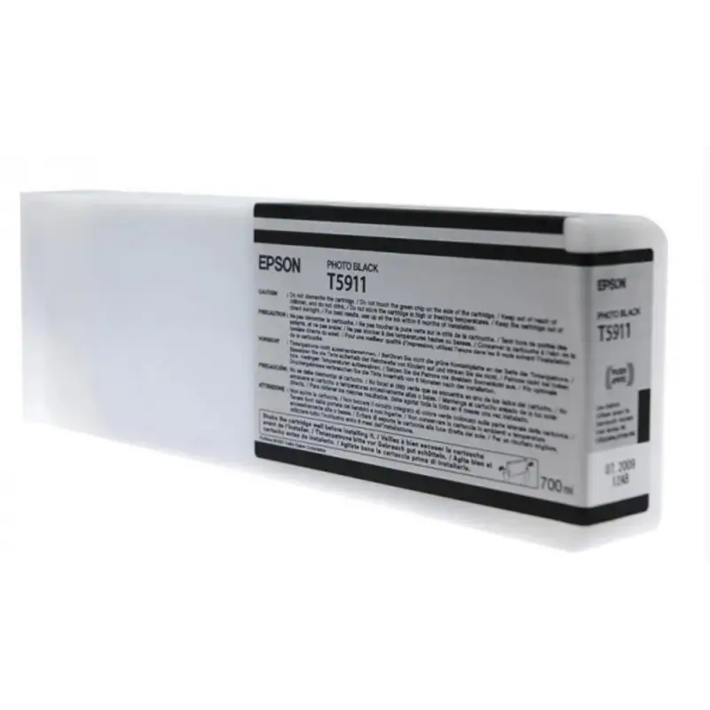 Cartouche Epson T5911 Noir photo encre UltraChrome HDR pour imprimante Stylus Pro qualité professionnelle
