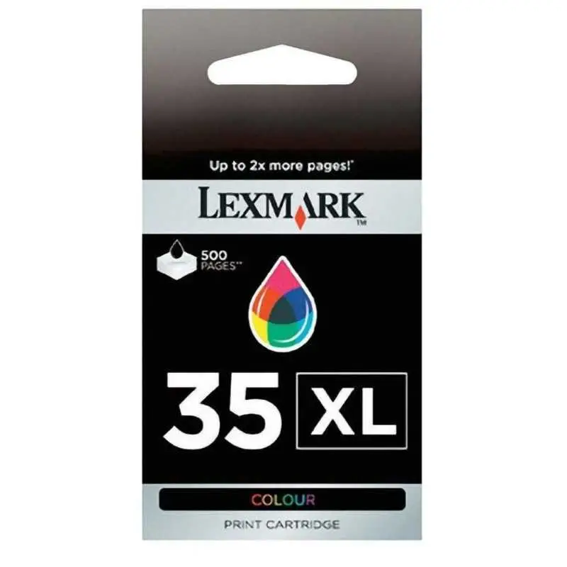 Lexmark 35XL Couleur Cartouche d'encre d'origine au meilleur prix Lexmark 35XL Couleur Cartouche d'encre d'origine au meilleur prix