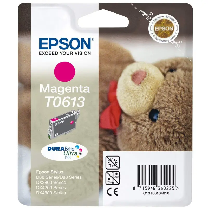 Epson T0613 Magenta Ourson Cartouche authentique au meilleur prix