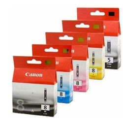 Canon CLI-8/PGI-5BK Noir couleur Pack de 5 cartouches au meilleur prix