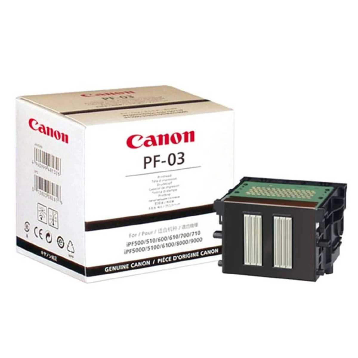 Canon PF-03 Noir Tête d'impression authentique au meilleur prix Canon PF-03 Noir Tête d'impression authentique au meilleur prix