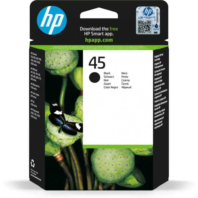 HP 45 Noir Cartouche authentique au meilleur prix