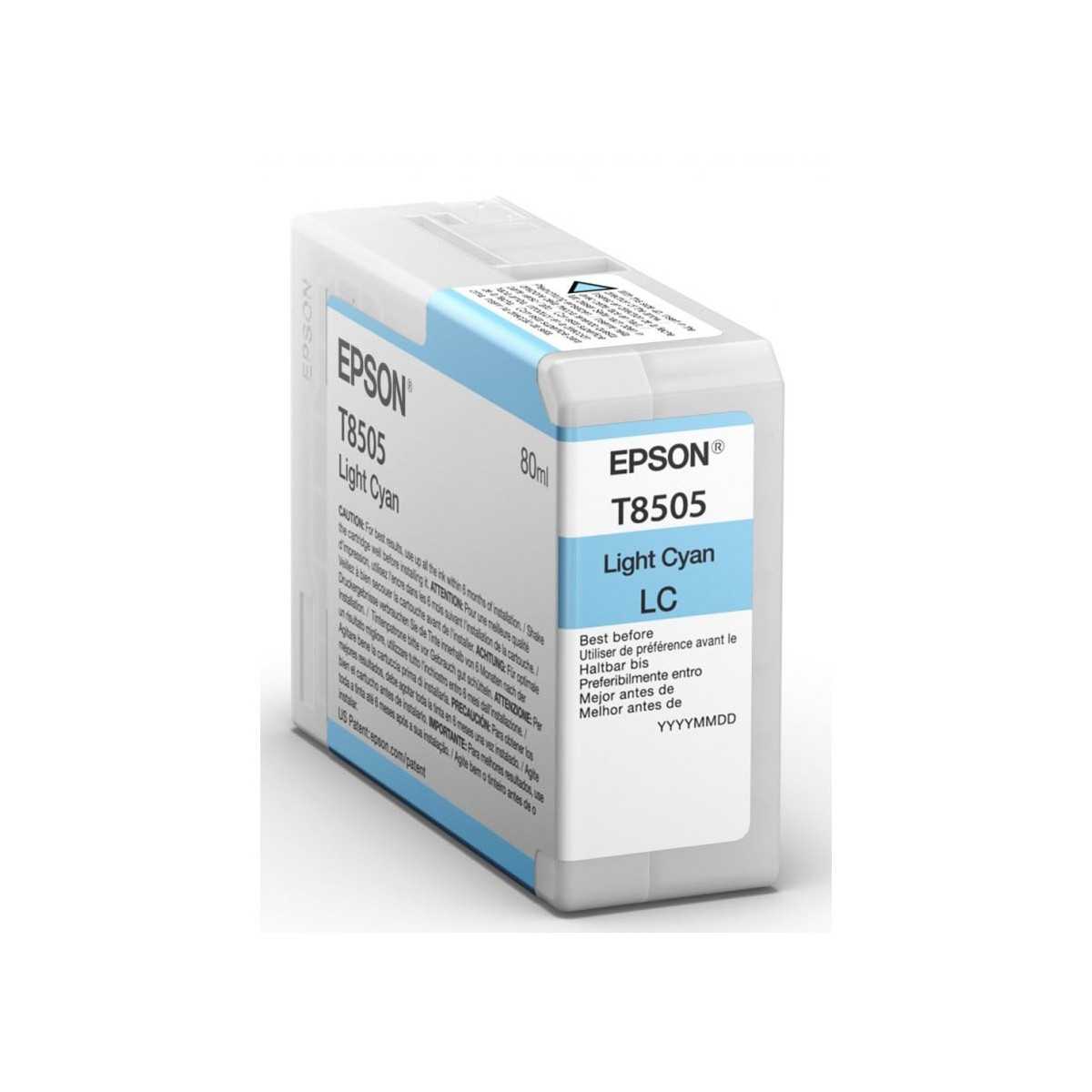 EPSON T8505 Cyan clair pas chère sur cartouches-fr.com