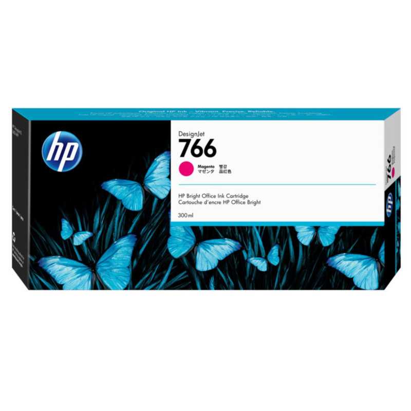 HP 766 Magenta Cartouche d'encre d'origine - P2V90A