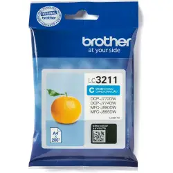 Brother LC3211 Cyan Cartouche d'encre d'origine