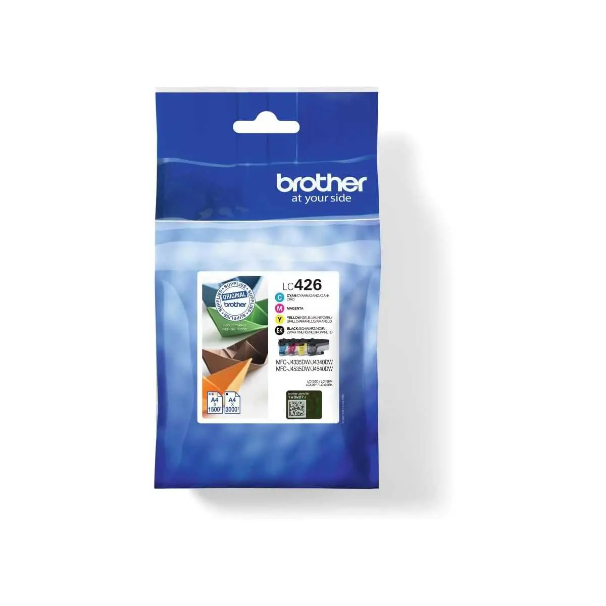Brother LC426 Noir couleur Multipack de 4 cartouches d'encre d'origine