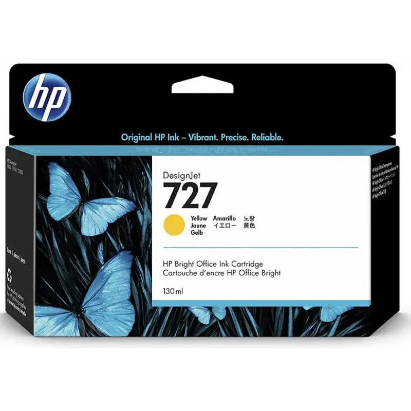 HP 727 Jaune Cartouche d'origine - B3P21A