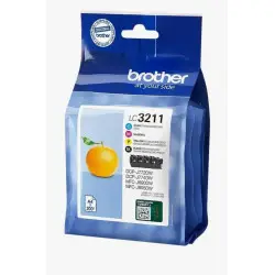 Brother LC3211 Noir couleur Pack de 4 Cartouches d'encre d'origine