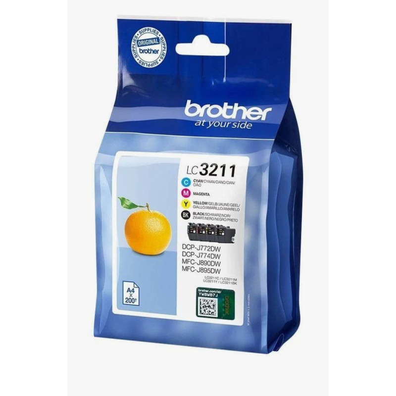 Brother LC3211 Noir couleur Pack de 4 Cartouches d'encre d'origine