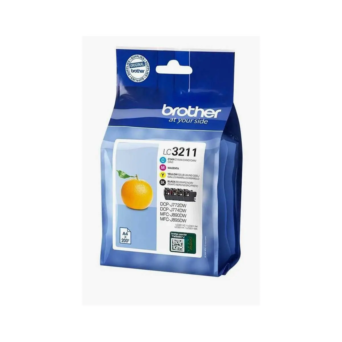 Brother LC3211 Noir couleur Pack de 4 Cartouches d'encre d'origine