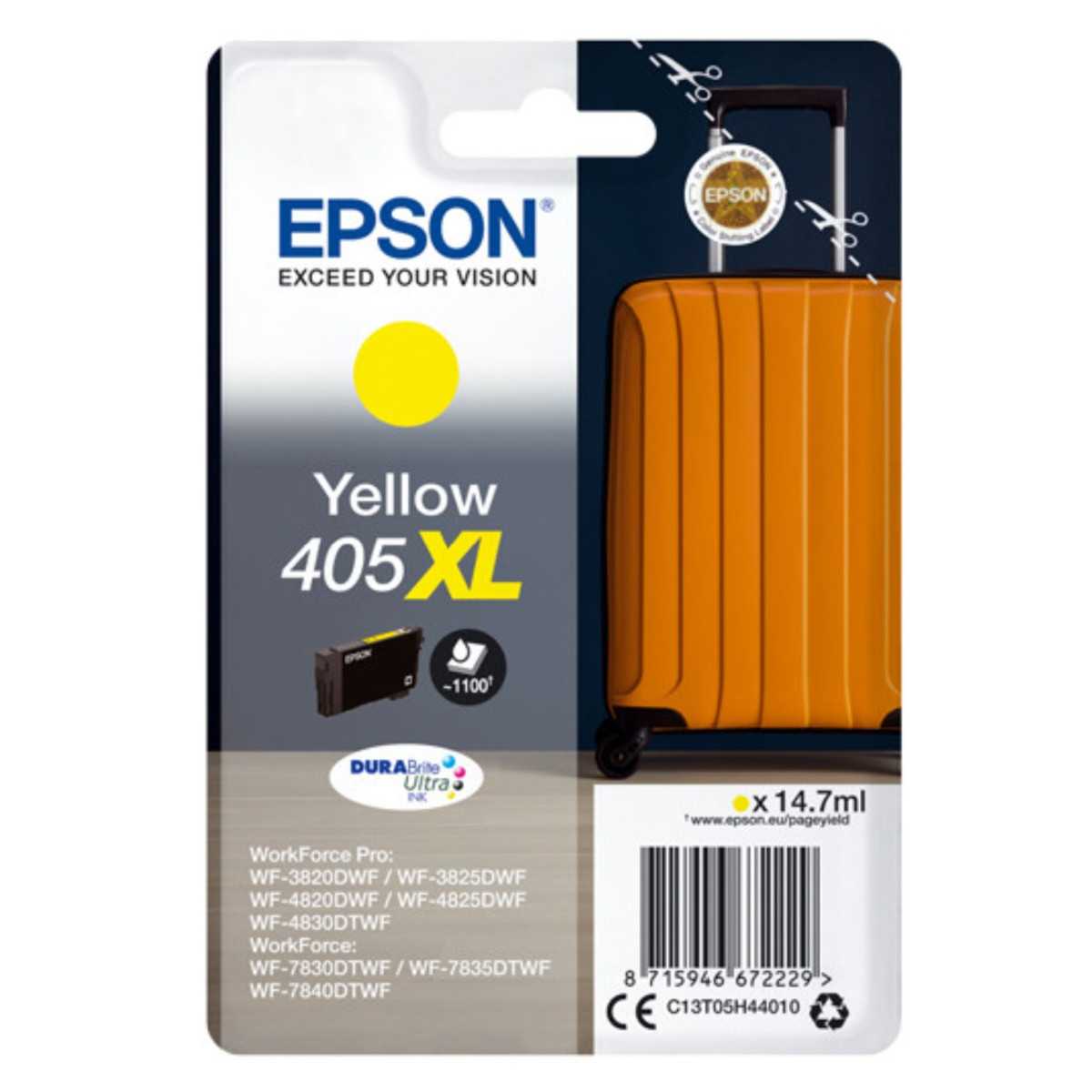 Epson 405XL Jaune Valise Cartouche authentique au meilleur prix