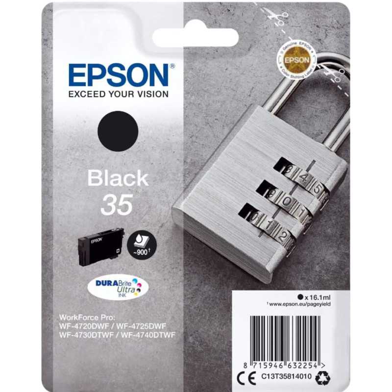 Epson 35 Noir Cadenas Cartouche authentique au meilleur prix