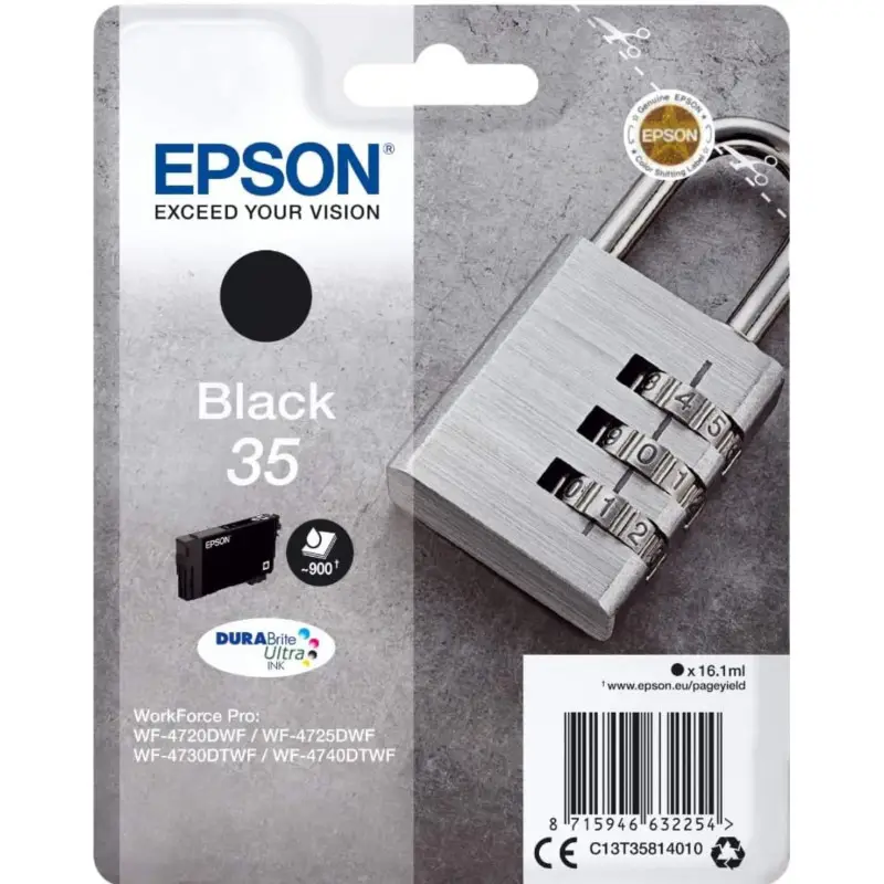 Epson 35 Noir Cadenas Cartouche authentique au meilleur prix