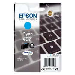 Epson 407 Cyan Clavier Cartouche authentique au meilleur prix