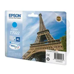 Epson T7022XL Cyan Tour Eiffel Cartouche d'origine