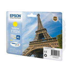 Epson T7024XL Jaune Tour Eiffel Cartouche d'origine