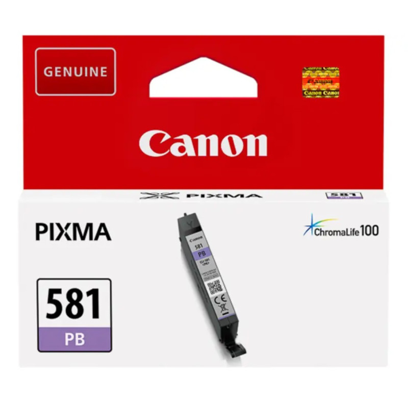 Canon CLI-581 PB Bleu photo Cartouche authentique au meilleur prix