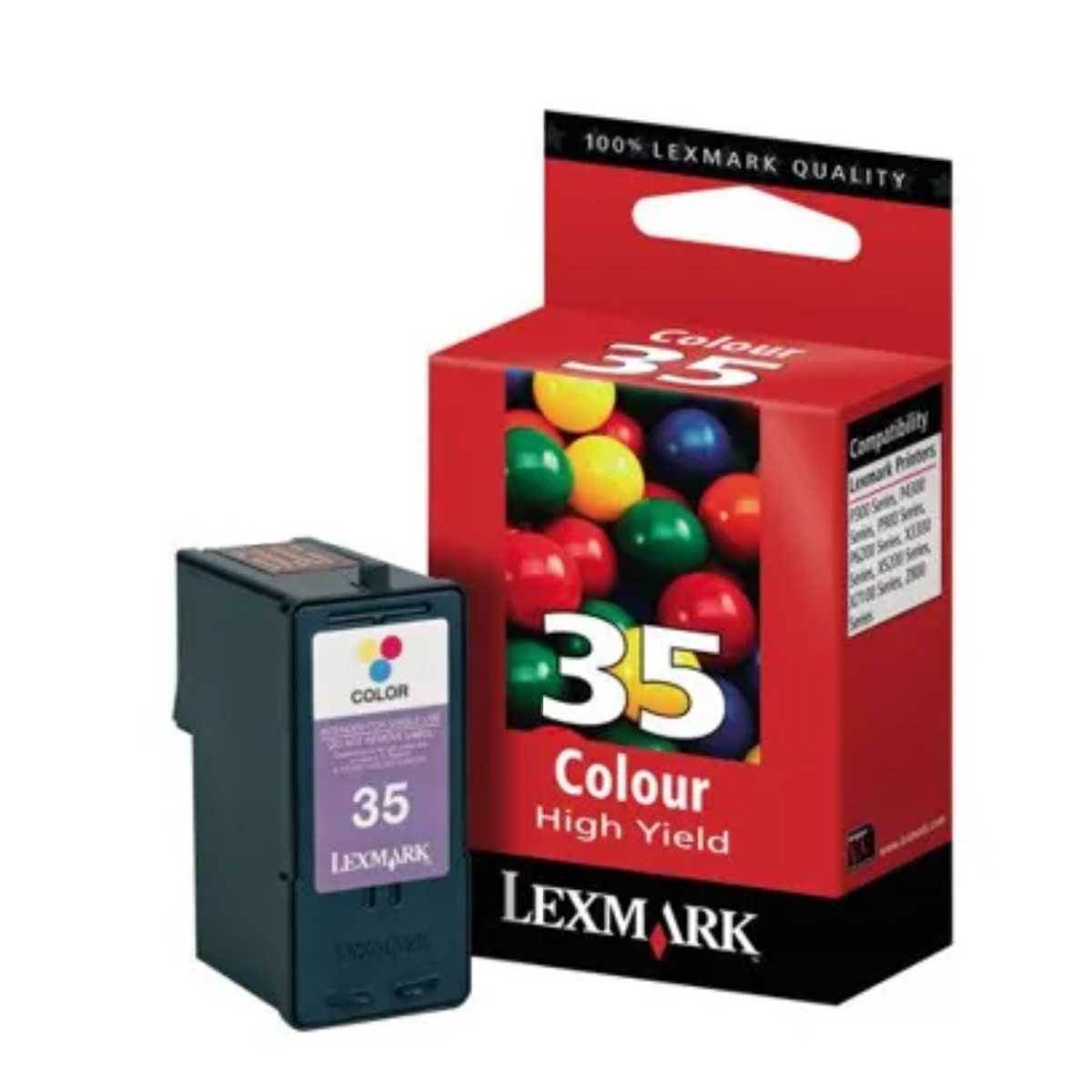 Lexmark 35 Couleur Cartouche authentique au meilleur prix