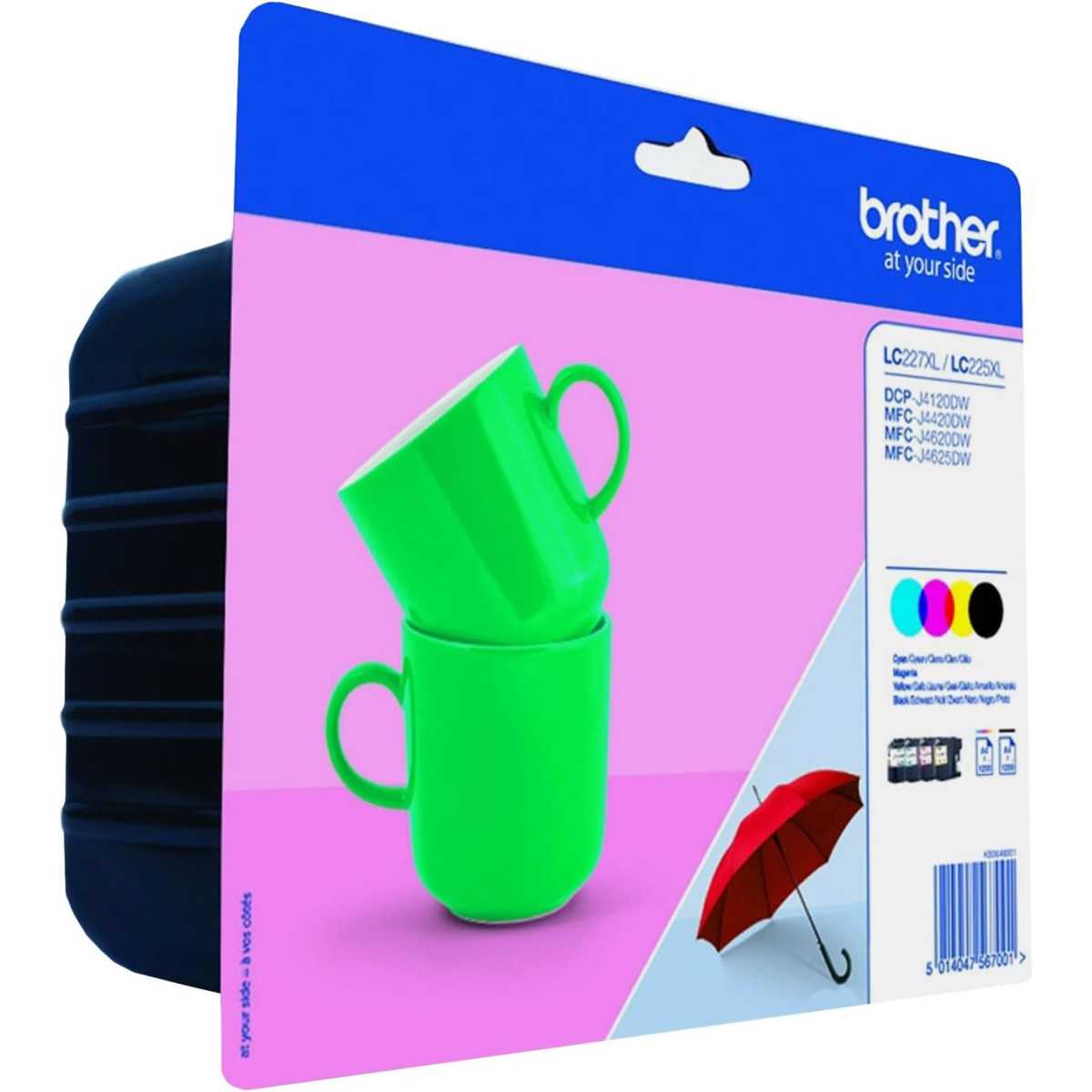 Brother LC227XL Noir couleur Multipack Cartouches d'encre d'origine Brother LC227XL Noir couleur Multipack Cartouches d'encre d'origine