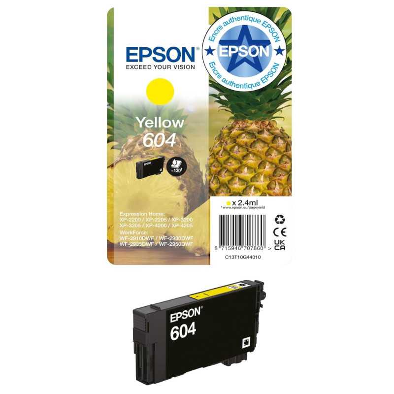 Epson 604 Jaune Ananas Cartouche authentique au meilleur prix