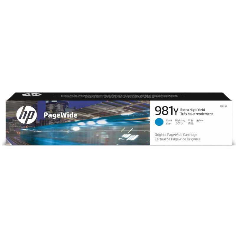 HP 981Y Cyan Cartouche d'encre d'origine - L0R13A