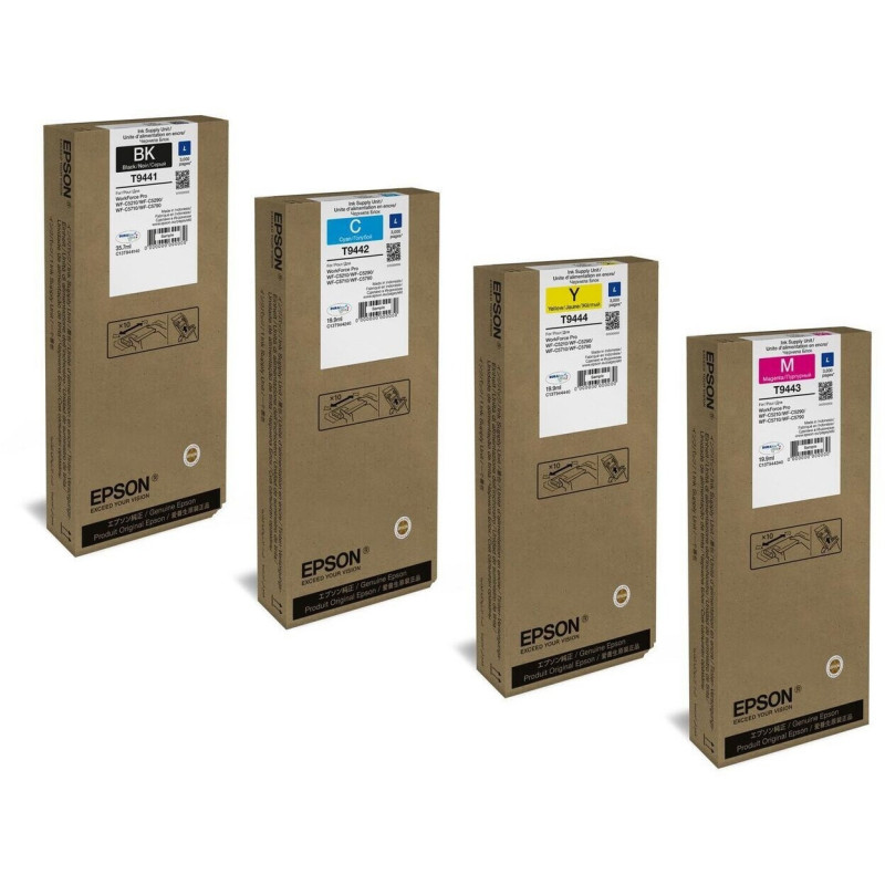 Epson T944 Noir Couleur Cartouches authentiques au meilleur prix
