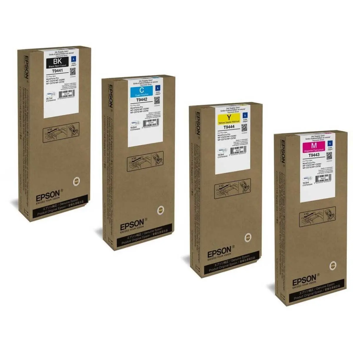 Epson T944 Noir Couleur Cartouches authentiques au meilleur prix