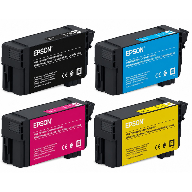Epson T40C Noir couleur Pack de 4 Cartouches d'encre d'origine